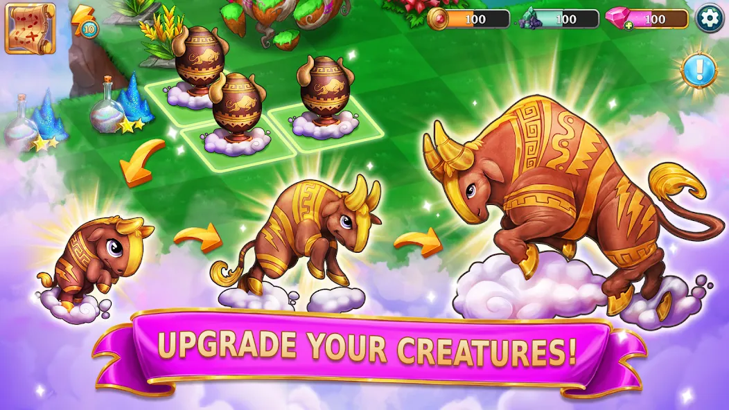Merge Adventure: Magic Dragons MOD — Безлимитные монеты и энергия на Андроид — скриншот 2