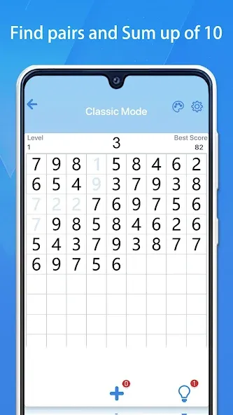 Скачать Number Match - 10 & Pairs на телефон — Без рекламы и подсказки доступны — скриншот 1