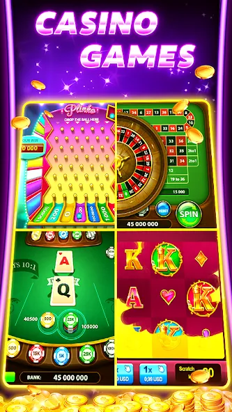 Скачать взлом Treasure Slots - Vegas Slots & на Андроид — Безлимитные монеты и джекпоты — скриншот 3 Скачать взлом Treasure Slots - Vegas Slots & на Андроид — Безлимитные монеты и джекпоты — скриншот 3