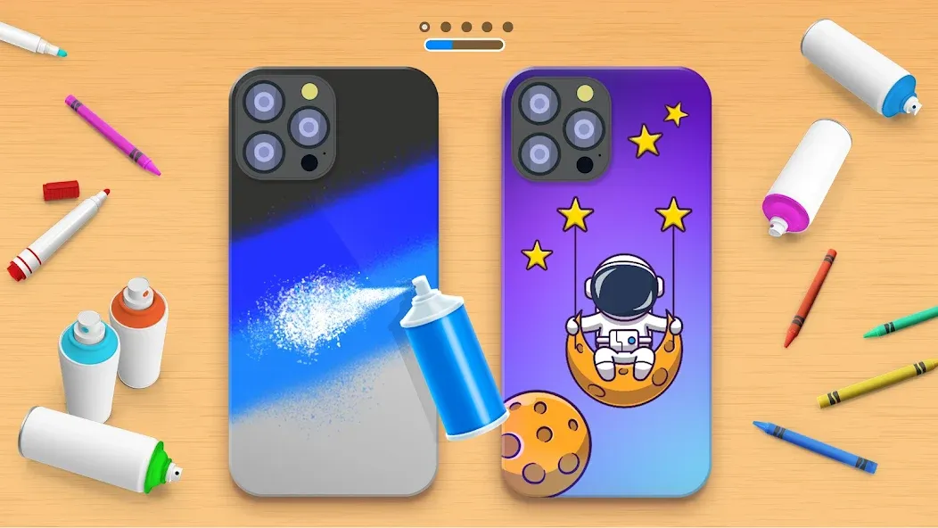 Взлом Phone Case DIY — Безлимитные деньги и все предметы — скриншот 1