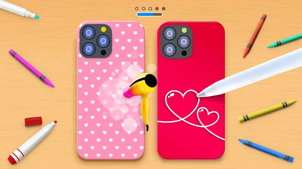 Взлом Phone Case DIY — Безлимитные деньги и все предметы — скриншот 5