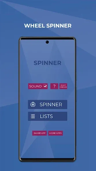 Взломанная Wheel Spinner - Random Picker на Андроид — Без рекламы и разблокированы все темы — скриншот 1