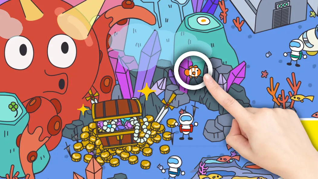 Happy Find : Hidden Objects на Андроид — Мод Подсказки без ограничений и все уровни открыты — скриншот 1 Happy Find : Hidden Objects на Андроид — Мод Подсказки без ограничений и все уровни открыты — скриншот 1