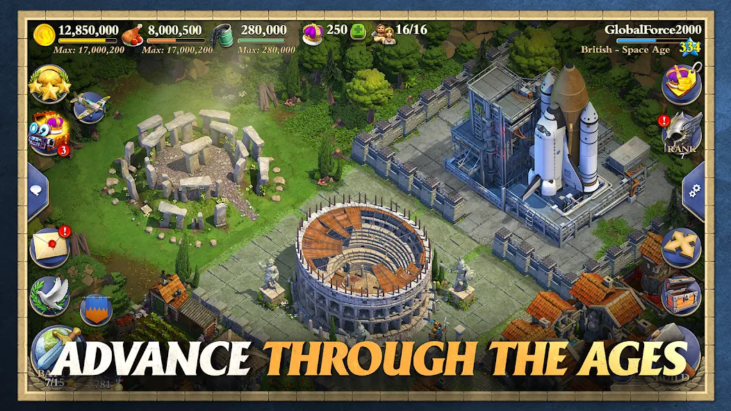 DomiNations Asia MOD APK — Безлимитные ресурсы и ускоренное развитие — скриншот 4