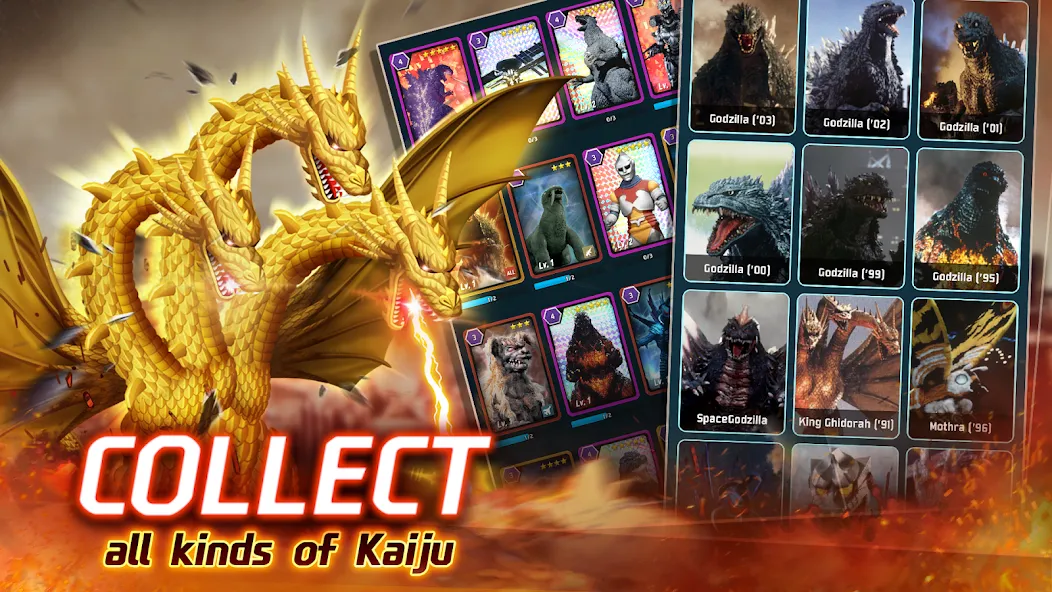 Godzilla Defense Force Mod APK Безлимитные деньги и усиленная защита — Скачать на Андроид — скриншот 2