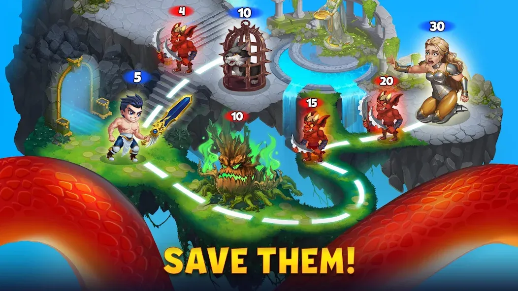 Скачать Hero Wars: Alliance с модом — Безлимитные ресурсы и энергия — скриншот 2
