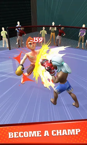 Скачать Muscle Tycoon 3D: MMA Boxing MOD APK — Безлимитные деньги и сила — скриншот 5