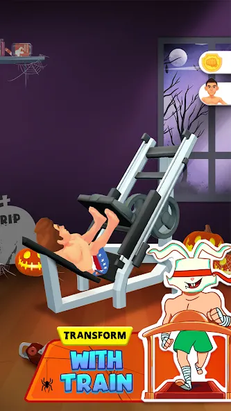 Idle Workout Master: MMA hero MOD — Безлимитные деньги и энергия на Андроид — скриншот 4