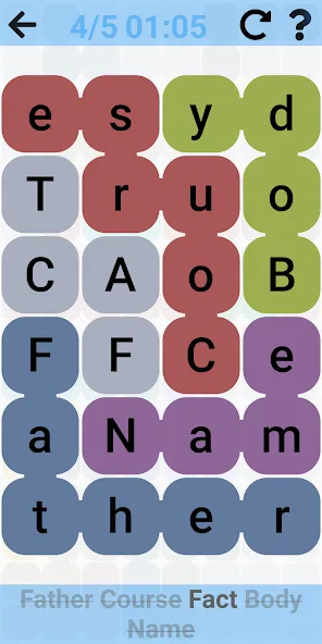 Скачать Word Quest: Puzzle Search на телефон — Безлимитные подсказки и монеты — скриншот 1