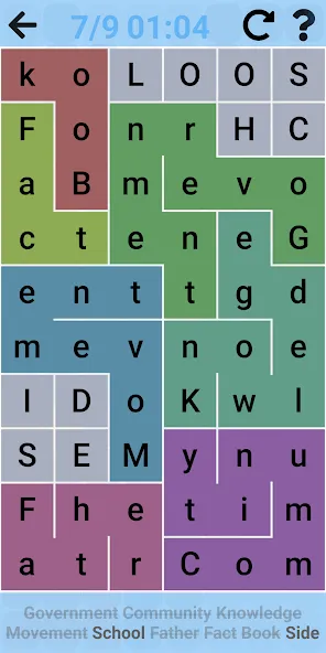 Скачать Word Quest: Puzzle Search на телефон — Безлимитные подсказки и монеты — скриншот 3