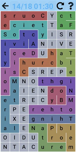 Скачать Word Quest: Puzzle Search на телефон — Безлимитные подсказки и монеты — скриншот 5