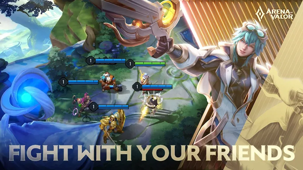 Arena of Valor — Взломанная версия (Безлимитные ресурсы и усиленные герои) — скриншот 1