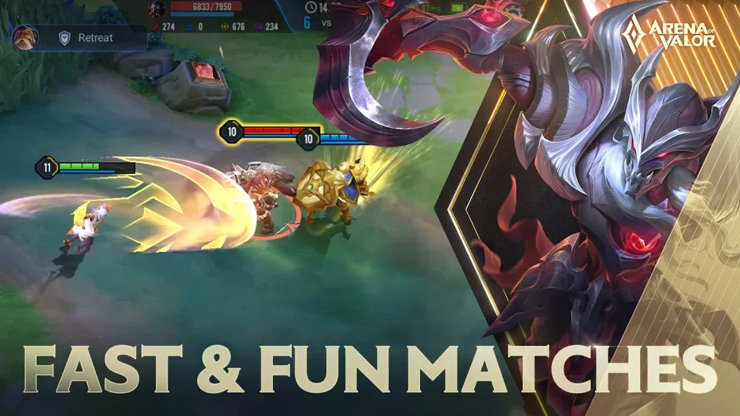 Arena of Valor — Взломанная версия (Безлимитные ресурсы и усиленные герои) — скриншот 2