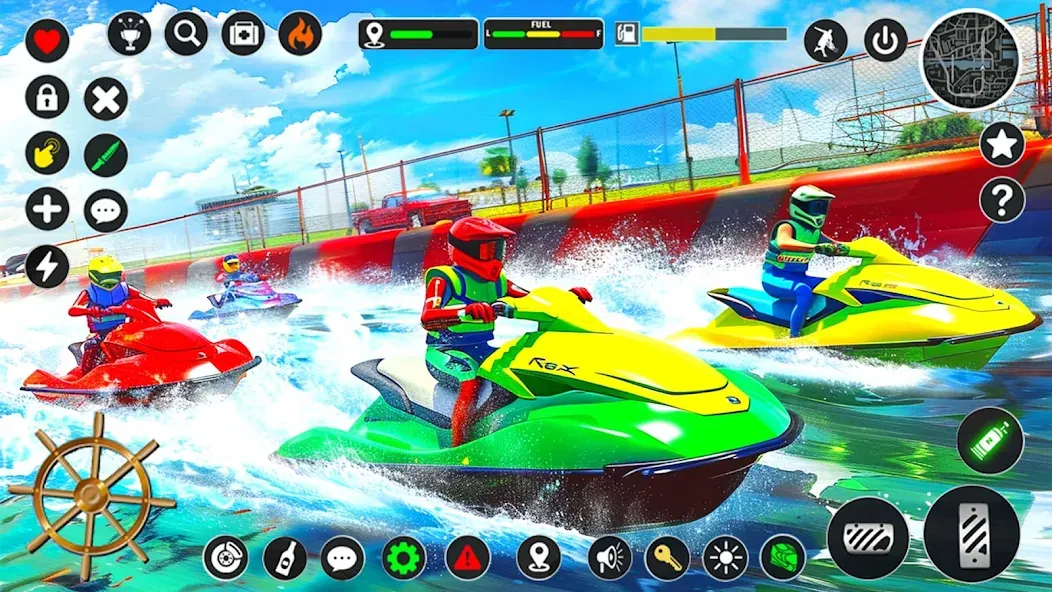 Скачать Jetski Boat Racing: Boat Games — Модификация Безлимитные деньги и топливо — скриншот 2 Скачать Jetski Boat Racing: Boat Games — Модификация Безлимитные деньги и топливо — скриншот 2