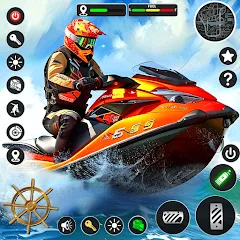 Скачать Jetski Boat Racing: Boat Games — Модификация Безлимитные деньги и топливо