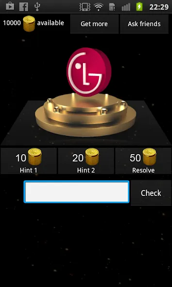 3D Logo Quiz MOD APK — Открыты все логотипы и уровни — скриншот 4