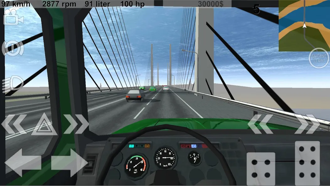 Скачать Russian Light Truck Simulator MOD APK — Безлимитные деньги и топливо — скриншот 2
