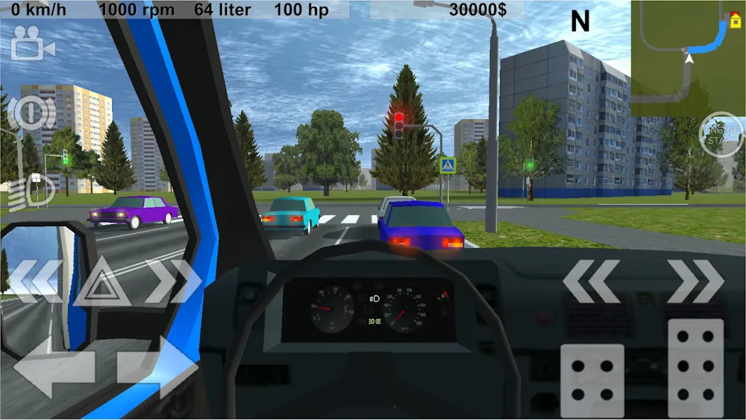 Скачать Russian Light Truck Simulator MOD APK — Безлимитные деньги и топливо — скриншот 3