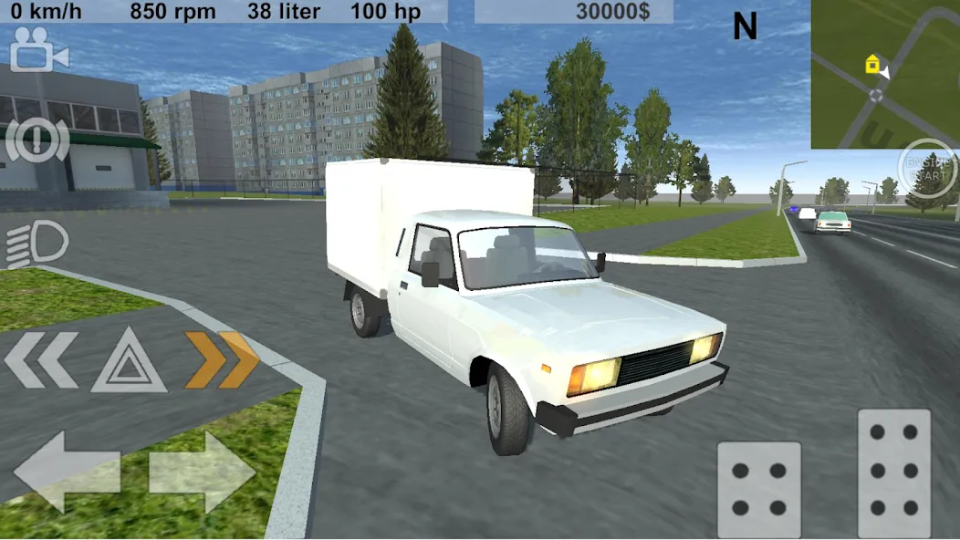 Скачать Russian Light Truck Simulator MOD APK — Безлимитные деньги и топливо — скриншот 5