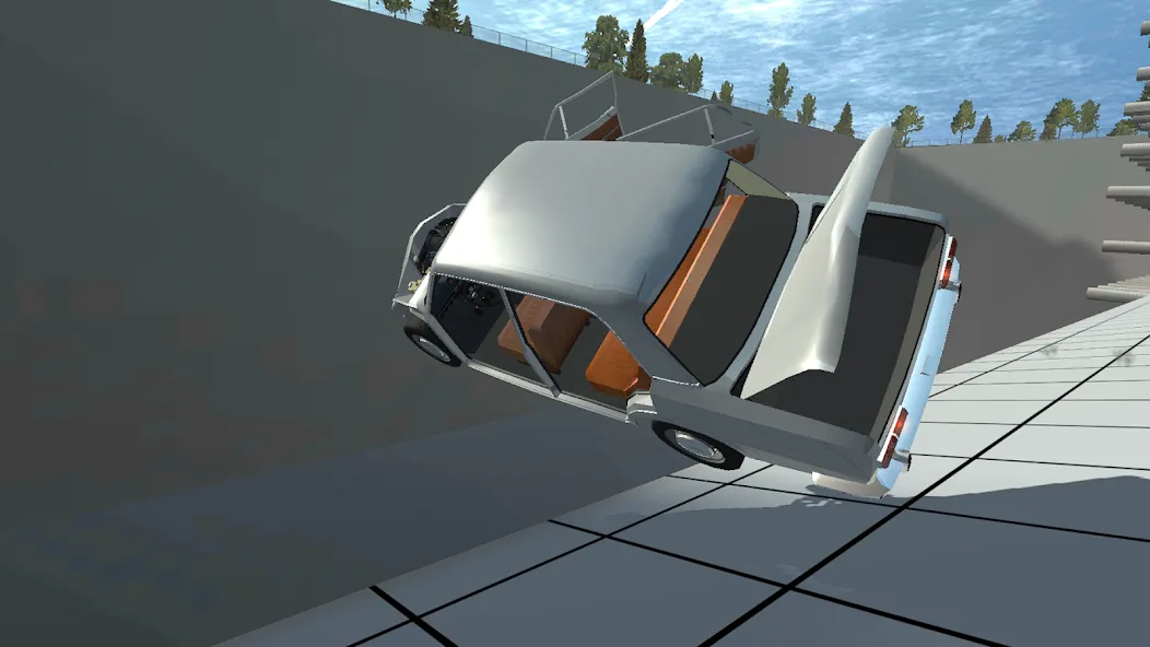Simple Car Crash Physics Sim Mod APK Реалистичная физика и разрушения — Скачать на Андроид — скриншот 2