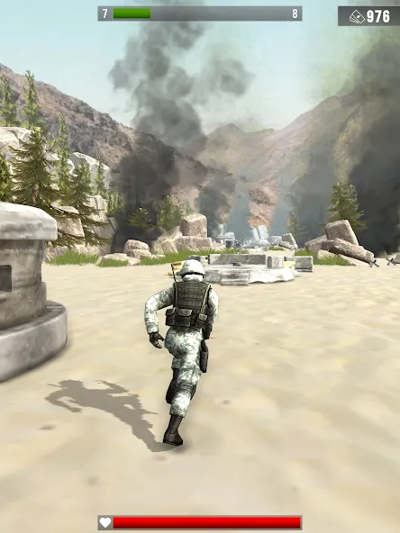 Скачать Infantry Attack: War 3D FPS — Модификация Безлимитные деньги и оружие — скриншот 4