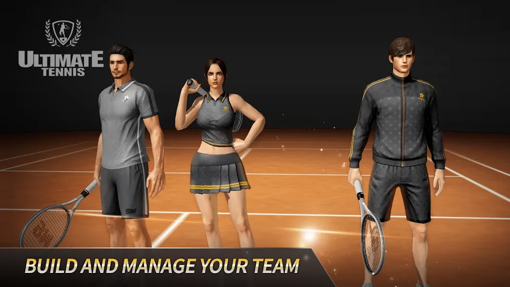 Ultimate Tennis: 3D online spo на Андроид — Мод Безлимитные деньги и энергия — скриншот 2