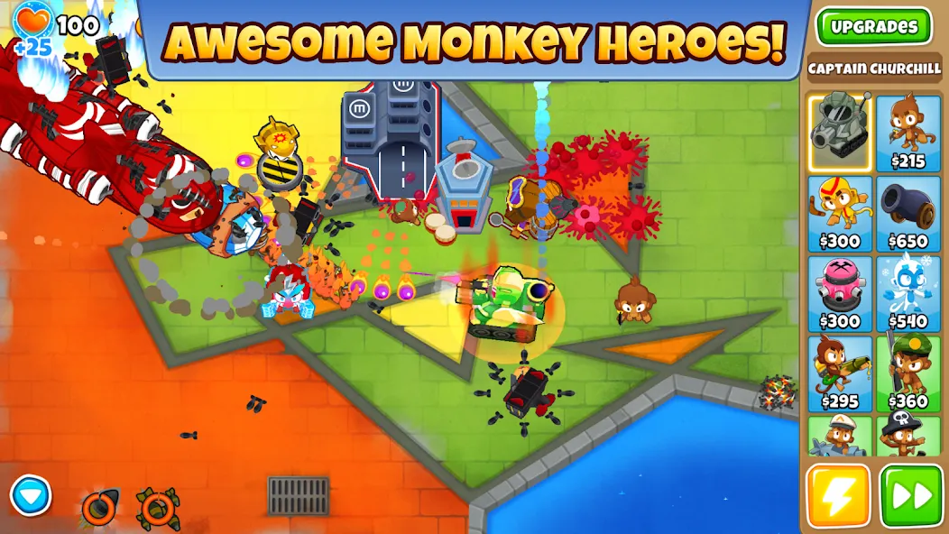 Скачать Bloons TD 6 на Андроид — Безлимитные деньги и улучшения — скриншот 1
