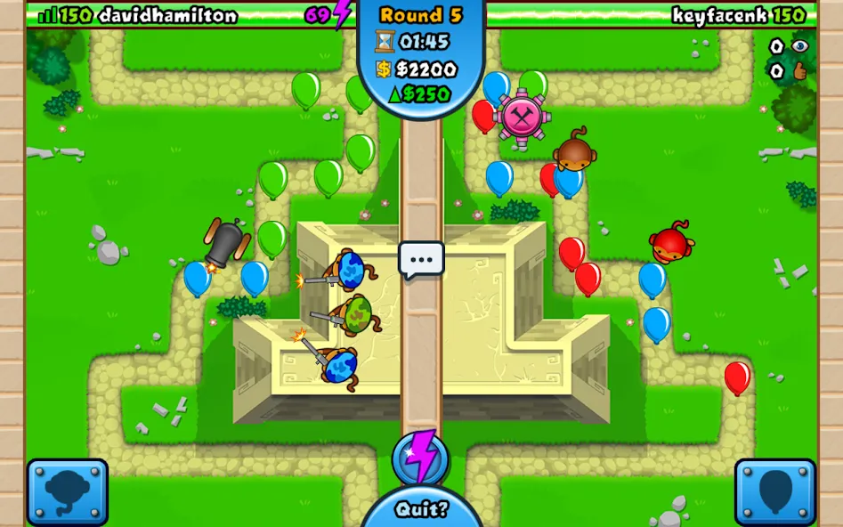 Скачать Bloons TD Battles (Мод: Безлимитные деньги и все башни открыты) на Андроид — скриншот 2