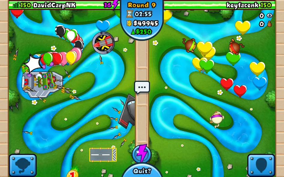 Скачать Bloons TD Battles (Мод: Безлимитные деньги и все башни открыты) на Андроид — скриншот 4