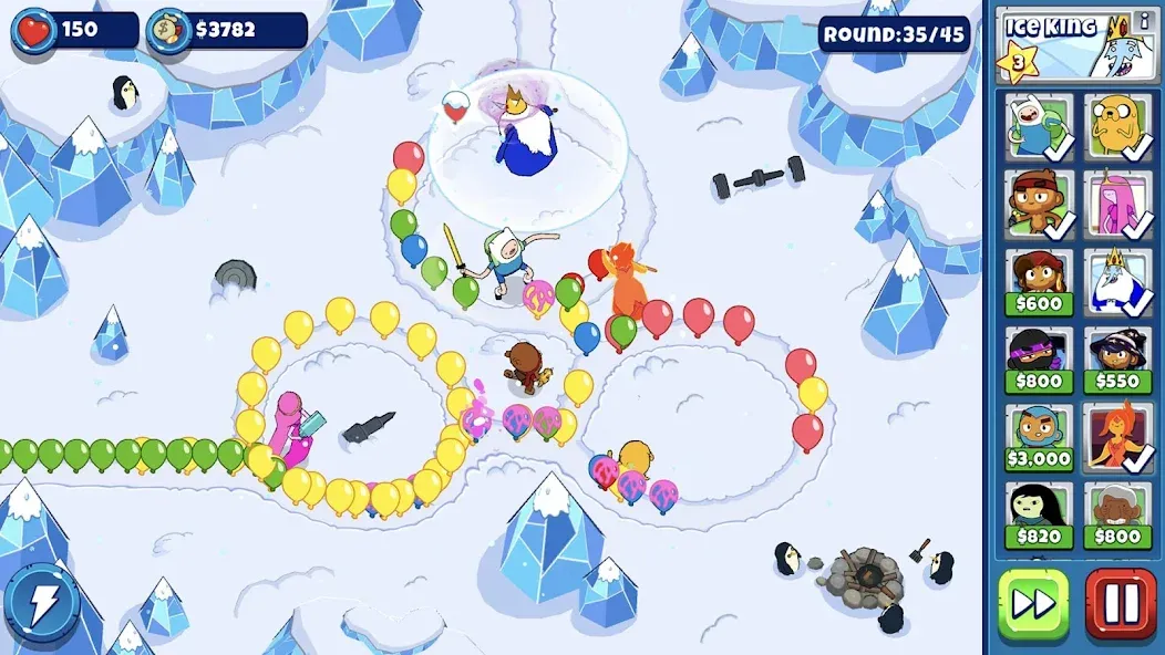 Скачать Bloons Adventure Time TD MOD APK — Безлимитные деньги и персонажи — скриншот 1 Скачать Bloons Adventure Time TD MOD APK — Безлимитные деньги и персонажи — скриншот 1