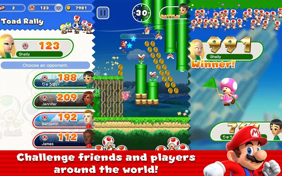 Скачать Super Mario Run на телефон — Безлимитные монеты и разблокированы уровни — скриншот 4