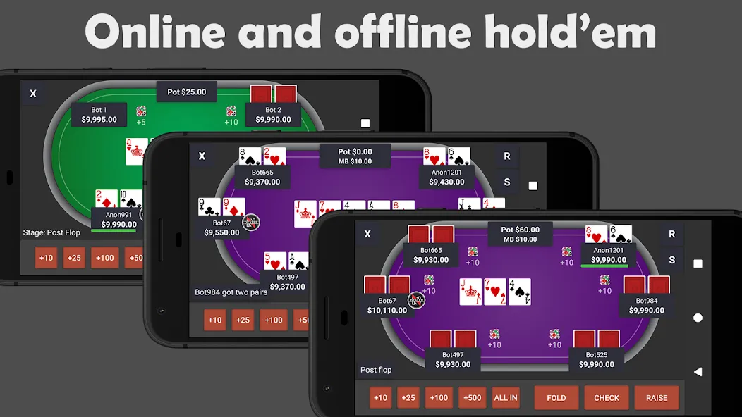 Poker Pocket Poker Games MOD APK на Android — Безлимитные фишки и все режимы — скриншот 1