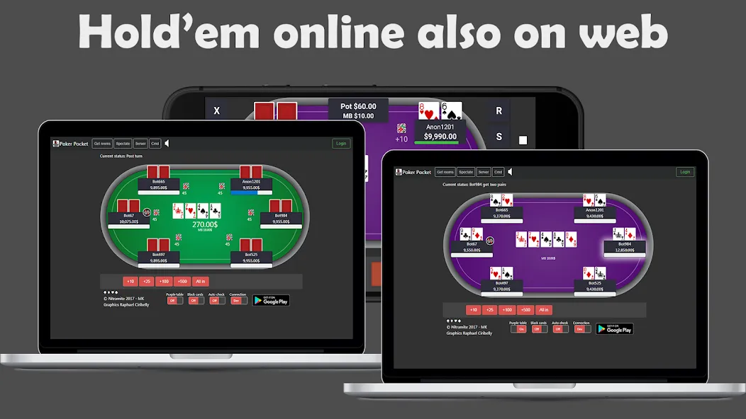Poker Pocket Poker Games MOD APK на Android — Безлимитные фишки и все режимы — скриншот 2