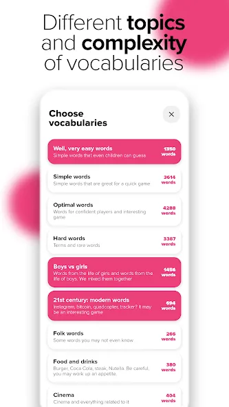 Скачать взлом Alias - Word board game на Андроид — Безлимитные подсказки и очки — скриншот 3