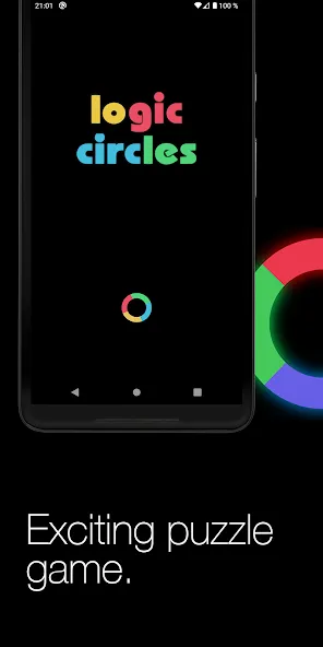 Скачать Logic circles. Puzzle game. — Безлимитные подсказки и все уровни открыты — скриншот 1