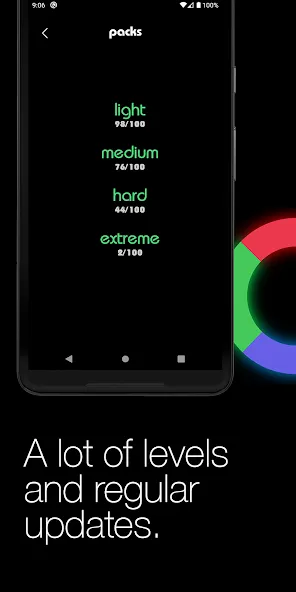 Скачать Logic circles. Puzzle game. — Безлимитные подсказки и все уровни открыты — скриншот 5