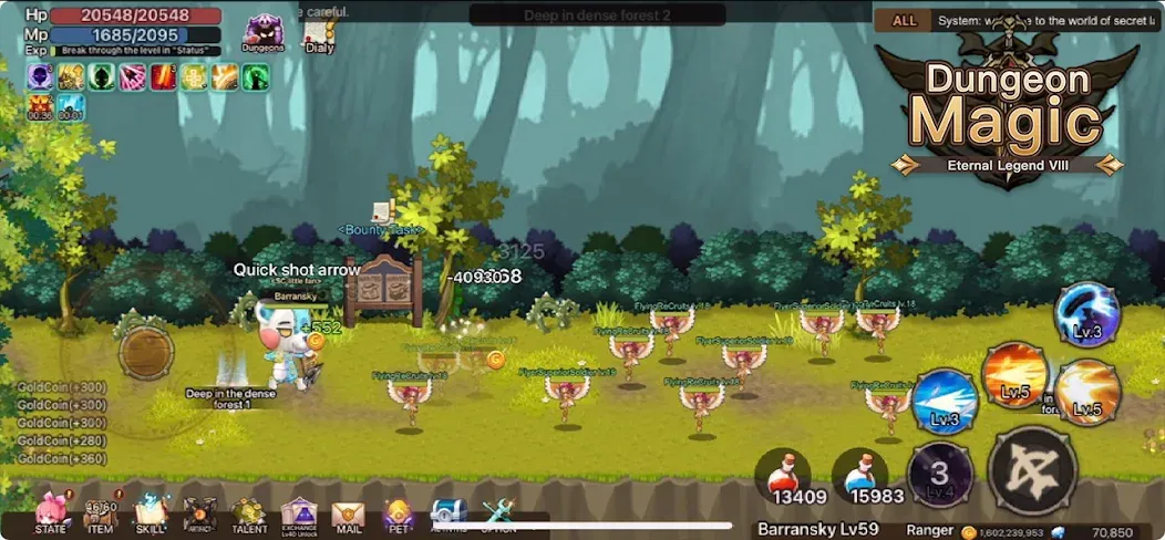 Magic Dungeon:Fallen Angel MOD APK — Много денег и усиленный герой — скриншот 2 Magic Dungeon:Fallen Angel MOD APK — Много денег и усиленный герой — скриншот 2
