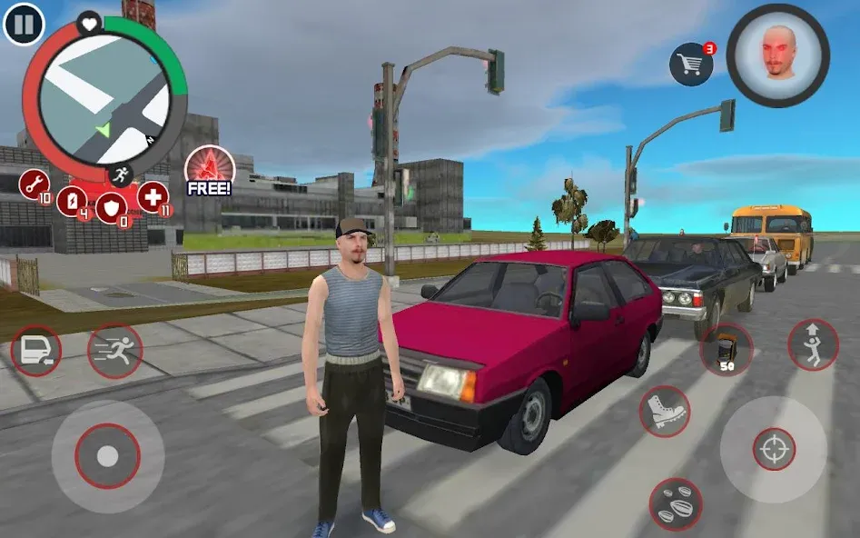 Slavic Gangster Style MOD APK — Безлимитные деньги и оружие — скриншот 4