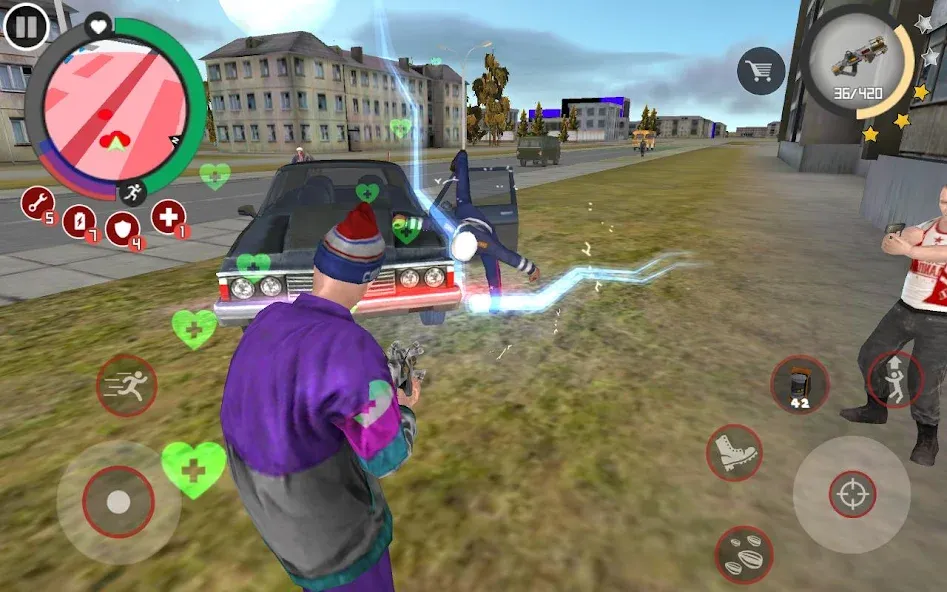 Slavic Gangster Style MOD APK — Безлимитные деньги и оружие — скриншот 5