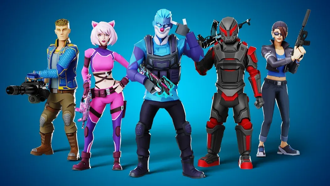 POLYWAR: 3D FPS online shooter MOD APK — Много денег и оружия — скриншот 5 POLYWAR: 3D FPS online shooter MOD APK — Много денег и оружия — скриншот 5