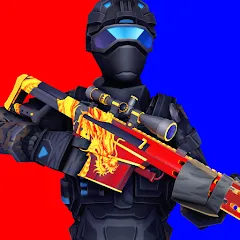 POLYWAR: 3D FPS online shooter MOD APK — Много денег и оружия