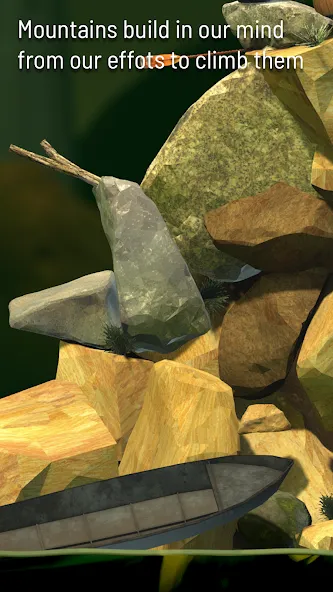 Скачать взлом Getting Over It на Андроид — Бесконечные попытки и лёгкое прохождение — скриншот 4