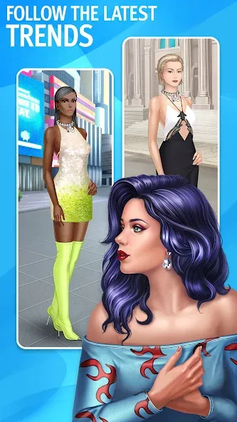 Скачать взлом Pocket Styler: Fashion Stars на Андроид — Безлимитные деньги и все наряды — скриншот 5