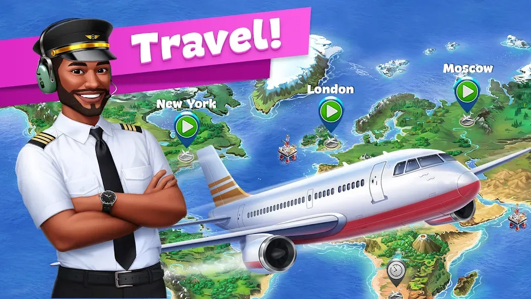 Скачать Airplane Chefs - Cooking Game (Мод: Безлимитные деньги и энергия) на Андроид — скриншот 2