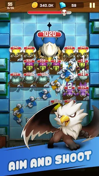 Monster Breaker Hero Mod APK Безлимитные деньги и усиленные герои — Скачать на Андроид — скриншот 2
