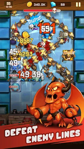 Monster Breaker Hero Mod APK Безлимитные деньги и усиленные герои — Скачать на Андроид — скриншот 3