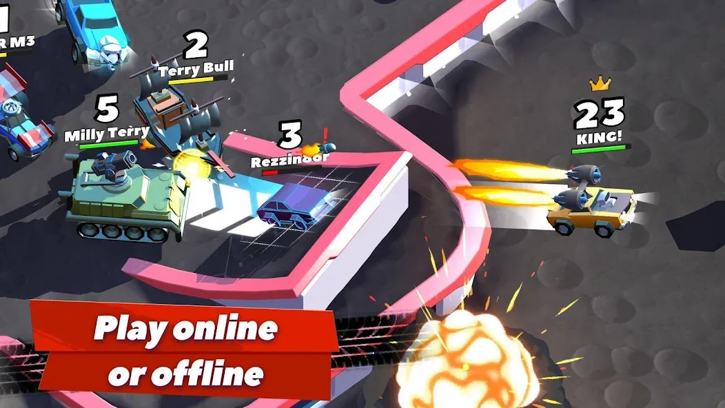 Crash of Cars — Безлимитные монеты и разблокированы машины — скриншот 5