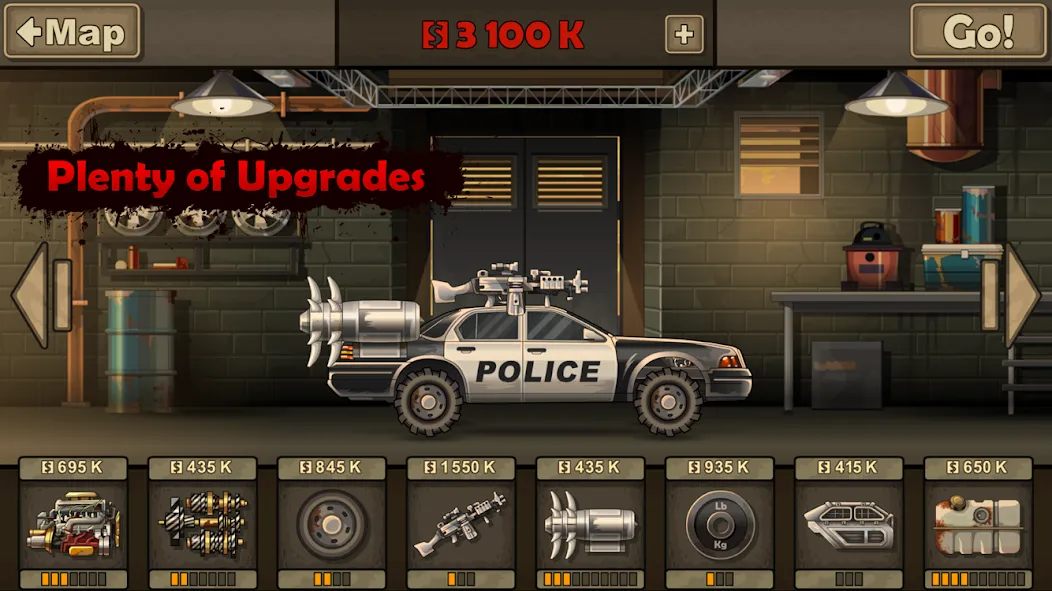 Скачать Earn to Die 2 на Android — Безлимитные деньги и топливо — скриншот 4