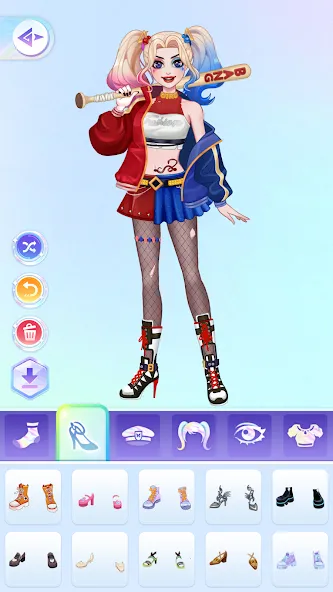 YoYa: Dress Up Fashion Girl MOD — Безлимитные монеты и все наряды на Андроид — скриншот 2