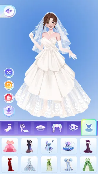 YoYa: Dress Up Fashion Girl MOD — Безлимитные монеты и все наряды на Андроид — скриншот 3